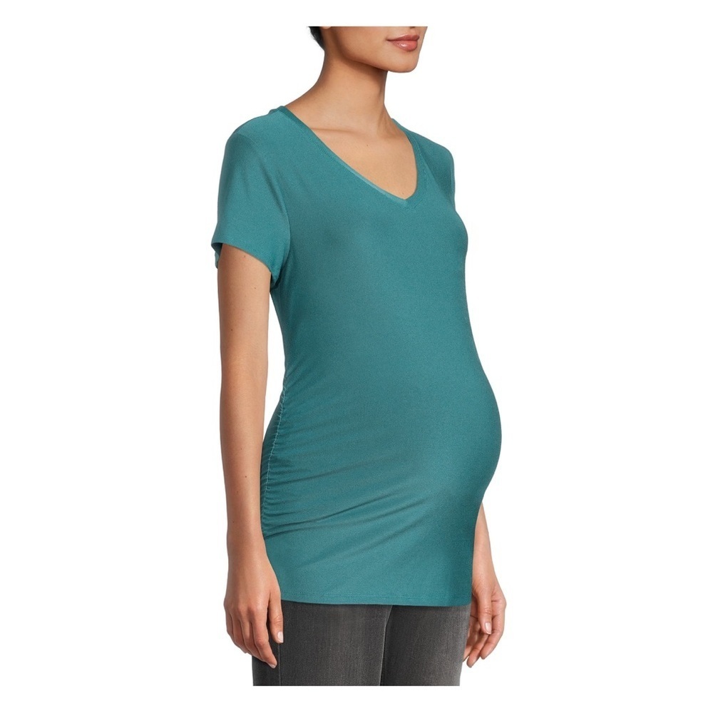 Women's Maternity Short Sleeve T-Shirt - Picture 1 of 6
